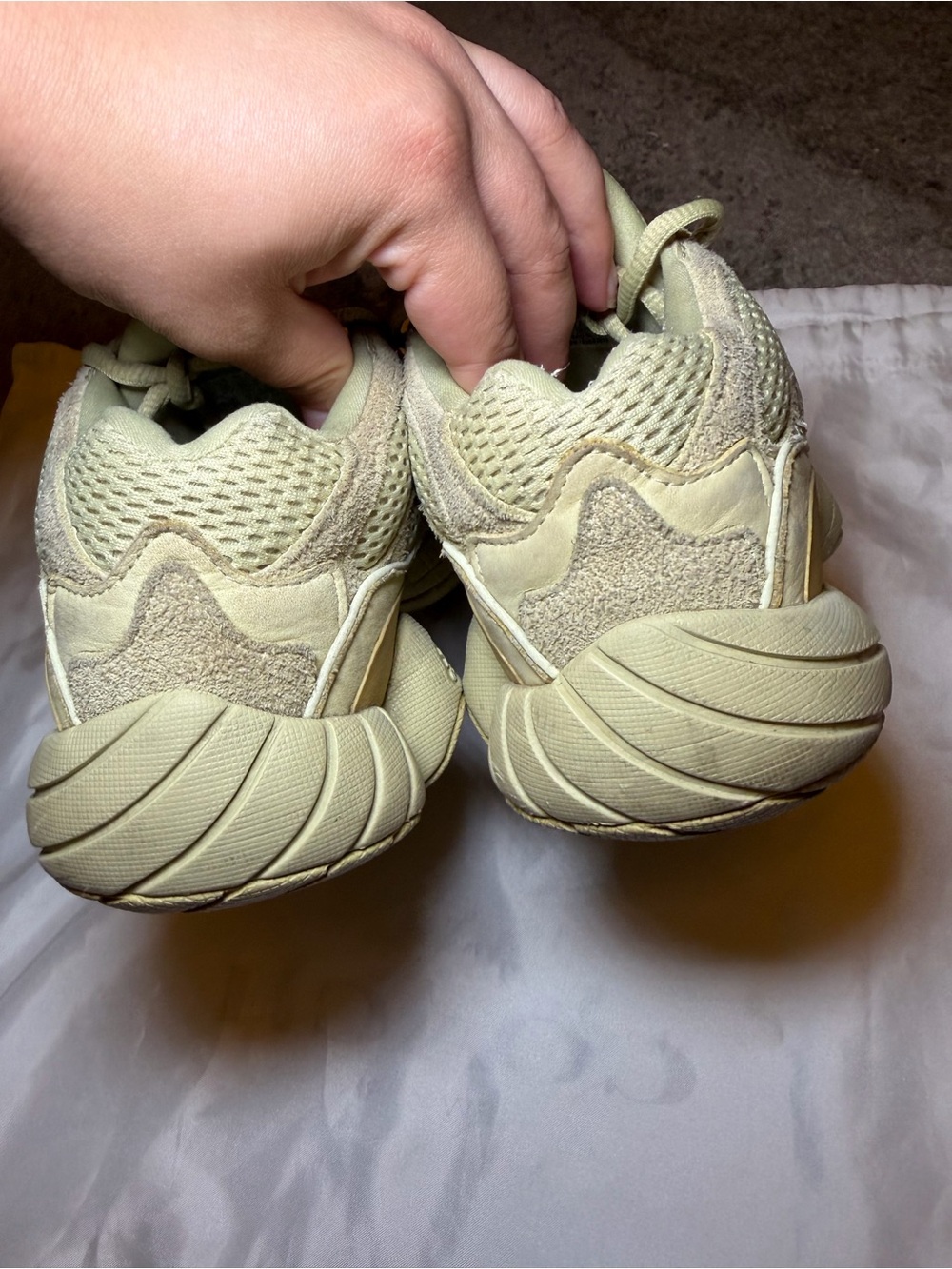 Yeezy Beige Athletic Shoes - Comfortable Everyday Wear - Picture 2 of 8